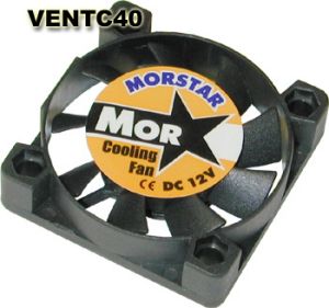 Ventilateur 40x40x10 mm - 12V - 3 Pins 5500trs/mn roulements céramique (garantie à vie)