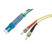 Fibre optique monomode OS2 9/125 duplex ST/LC 10.00m