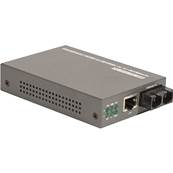 Convertisseur fibre 10/100 Monomode Duplex SC 20km
