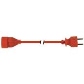 Rallonge électrique 2P+T 3G1.5 protection enfant pour l'extérieur 20.00 m orange